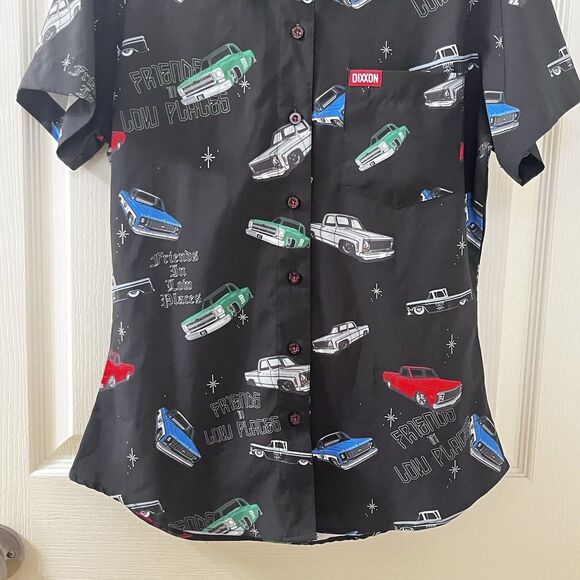 Dixxon Flannel Company What the Truck!? D-Lite Button Up Shirt Women's Small - Picture 3 of 13